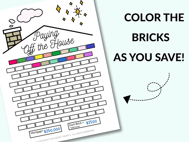 Mortgage Payoff Tracker Printable Mortgage Payoff Chart - Etsy