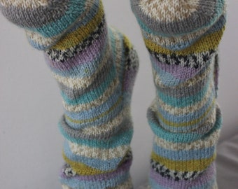 Treat your feet to hand knitted wool socks