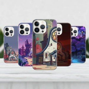 Owl Phone Case Cover for iPhone 15 14 13 12 Pro 11 XR for Samsung S23 FE S23 Ultra A15 A25 House Note 20, Pixel 8 Pro 7A