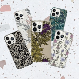 Thistle Phone Case Scottish Cover for iPhone 17 16 15 13 12 Pro 11 Air for Samsung S23 FE S24 5G S24 Ultra A15 A25 Note 20 Pixel 9 Pro