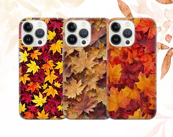 Orange Phone Case Season Cover for iPhone 17 16 15Pro, 14, 13, 12 AirGoogle Pixel 9, 8, 6A, Samsung Galaxy S24 Ultra, S24FE, A05 A55 A16