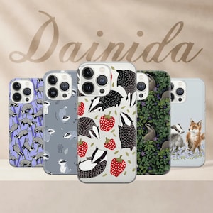 Dachs Handyhülle Forest Cover für iPhone 16 15 13 12 Pro 11 XR für Samsung S23 FE S24 5G S24 Ultra A15 A25 Note 20 Pixel 9 Pro