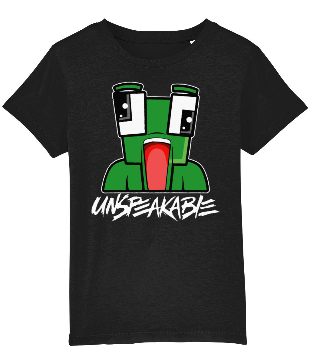 Unspeakable Kids Tshirt Boys Girls Unisex Youtube Gamer