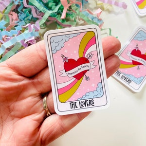 The Lovers Tarot Card Sticker, Enemies to lovers, Romance Readers, Dark Romance, Book Stickers for Kindle, Book lover Sticker, Bookish Gift