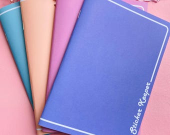 A5 90' Retro Portable Double Sided Reusable Sticker Keeper Book - Sticker Hoarder Gift