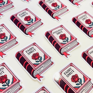 Sticker Smut Book Tropes, Sticker amateur de charbon, Sticker livres épicés, Cowboy Romance, Fairy Smut, Sticker Kindle, Sticker pour étui Kindle