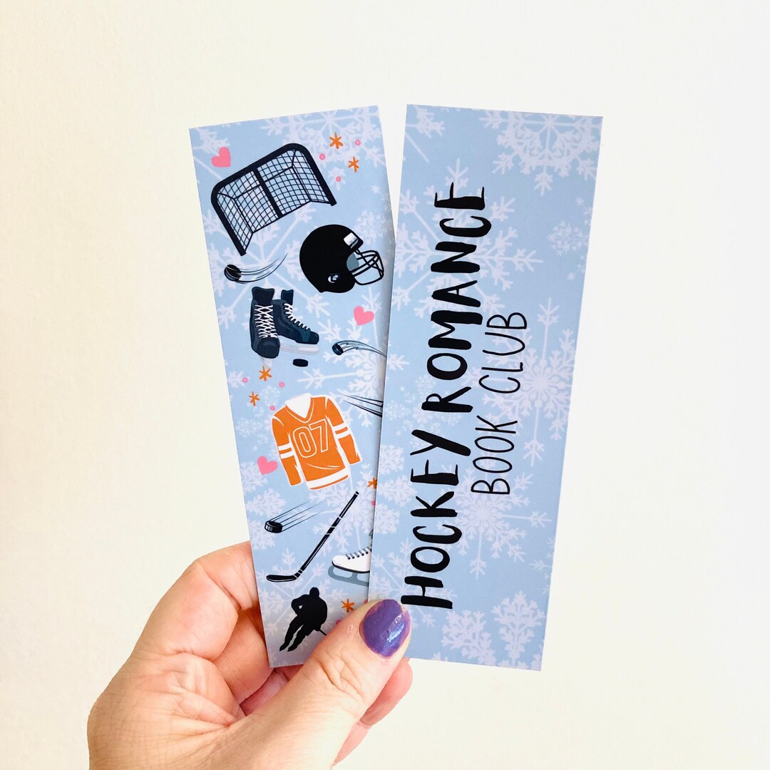Ice Hockey Romance Bookmark, Ice Breaker Hannah Grace, Romance Bookmark