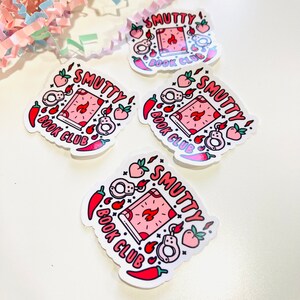 Smutty book club sticker