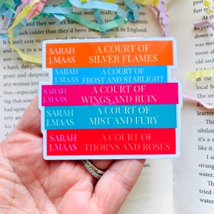 Sarah J Maas Sticker, ACOTAR Sticker, ACOTAR Merch, Rhysand Sticker