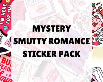 Smutty Mystery Sticker Pack, Smut Reader Sticker, Spicy Romance Reads, Dark Romance Reader, Kindle Sticker, Romance Sticker Pack