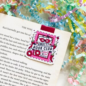 Smutty book club magnetic bookmark