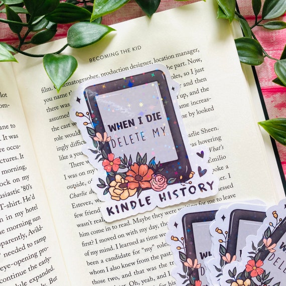 thumbnail image 2 of If I Die Delete My Kindle Unlimited History Sticker Kindle - UK 2 of 14