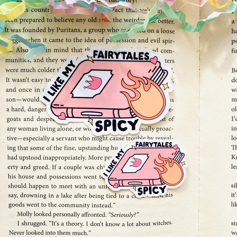 I like my fairytales spicy stickers