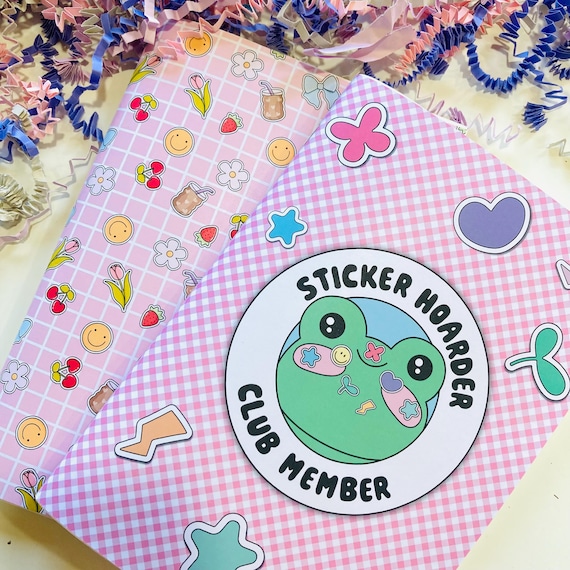 A5 Reusable Sticker Book, Sticker Album, Sticker Storage Book, Sticker Collecting Book, Sticker Release Book, Gift For Sticker Collector