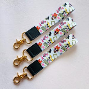powerpuff girls book babe 90's nostalgia wristlet lanyard