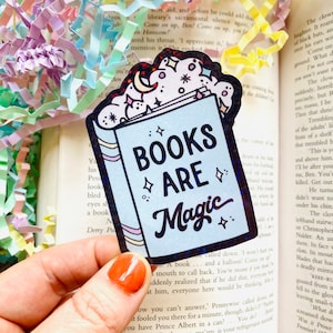 I libri sono adesivi magici, adesivi per libri per Kindle, così tanti libri così poco tempo, adesivo per secchioni dei libri, adesivo per gli amanti dei libri, regali per vermi dei libri