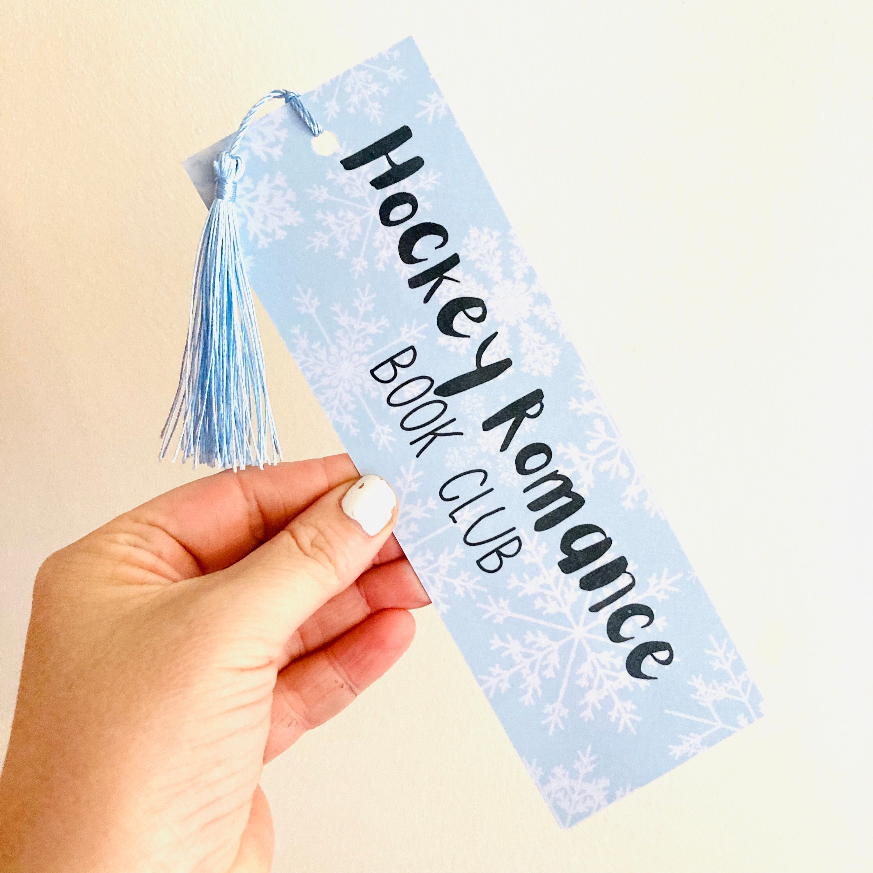 Ice Hockey Romance Bookmark Ice Breaker Hannah Grace Romance Etsy