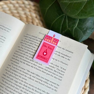 Slow Burn Magnetic Bookmark, Custom Bookmark, Book Lover Gift, Book Accessories, Booktok, Bookish Merch, Cute Bookmark