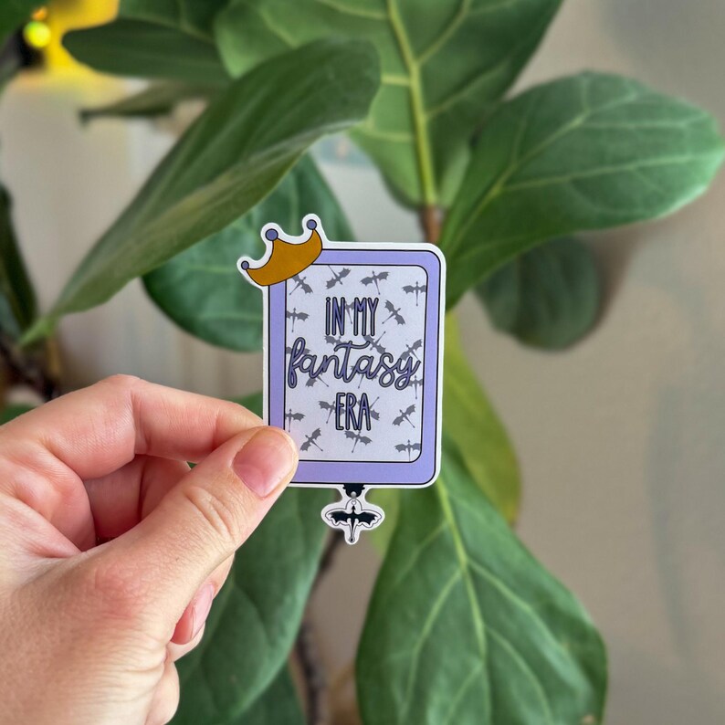 Fantasy Era Sticker,  Bookish, Kindle Sticker, Book Lover