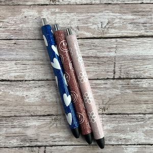 Custom Glitter Pens, Epoxy Pens, Glitter Pens, Custom Pens, Ink Joy Pens, Gift for her, Graduation Gift, Resin Pens