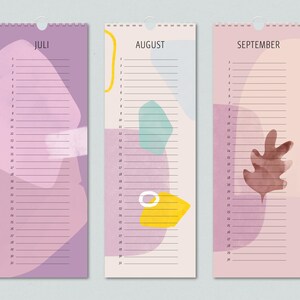 Birthday calendar, perpetual calendar / birthday calendar / abstract / annual calendar image 4