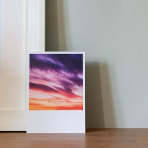 Postkarte Himmel - Sonnenuntergang
