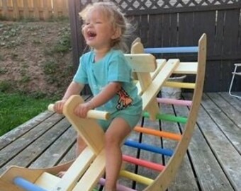 Climbing Arch  | Arch and Swing, climbing arch for toddler, Rocker Board, Toddler Climbing Toy, Climbing Frame, Arch and Rocker