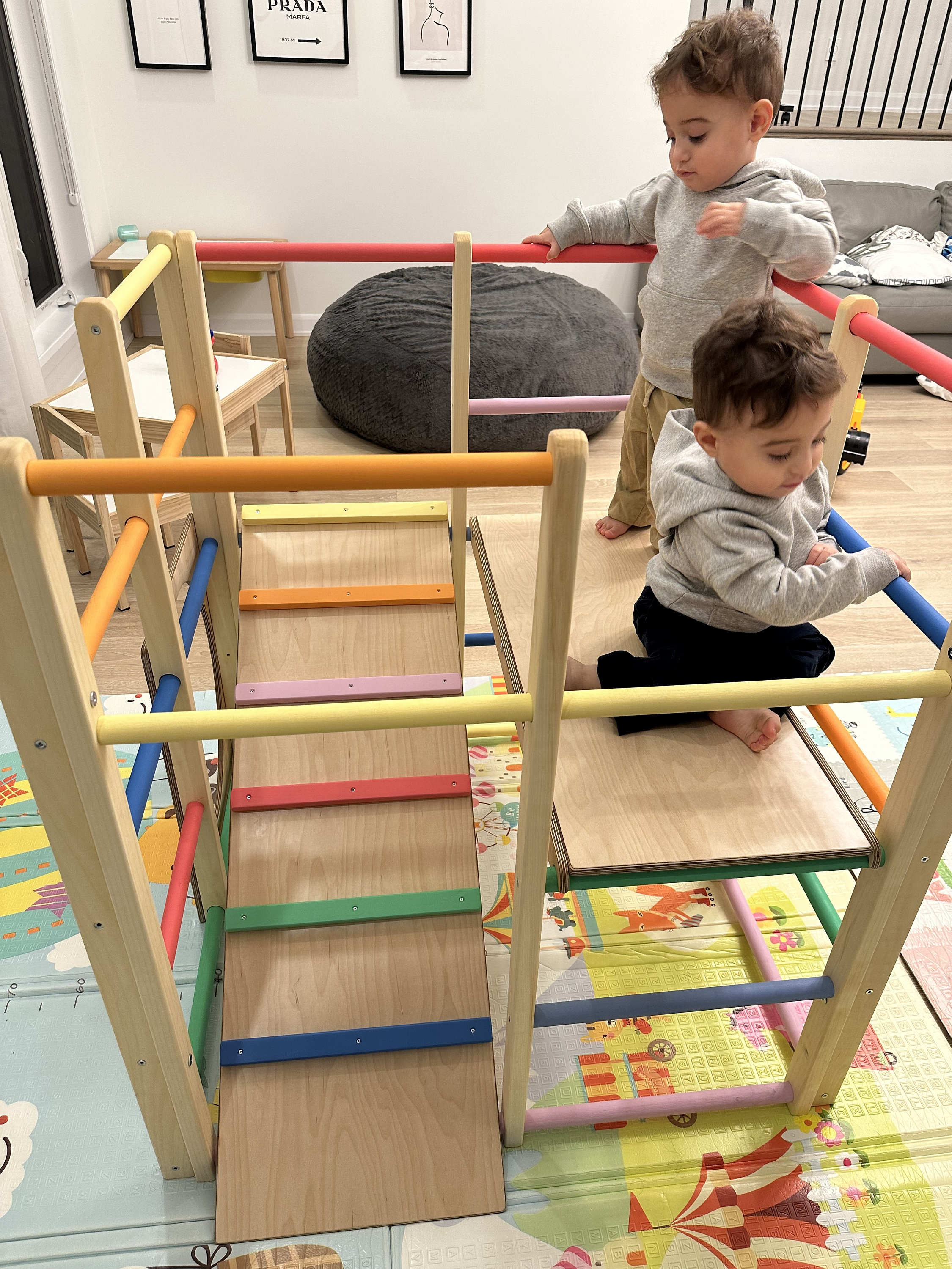 Toddler Square Gym Climbing Toy Toddler Gym Climbing Triangle