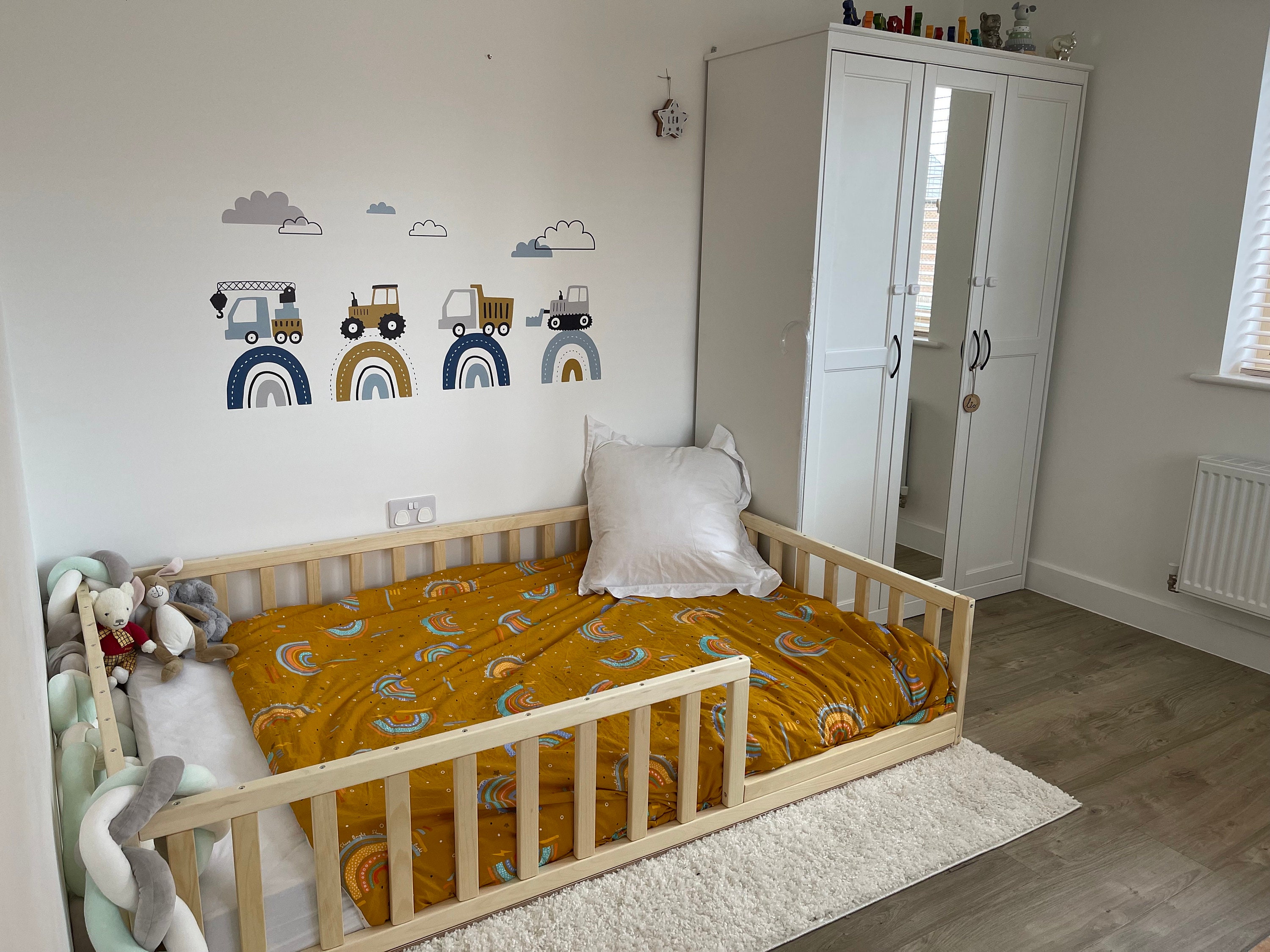 Cama de piso para niños pequeños, cama Montessori, cama de piso, cama de  piso montessori, niño y bebé, cama para niños pequeños, bodenbett, cama  para niños, www.home4dreams.com -  México