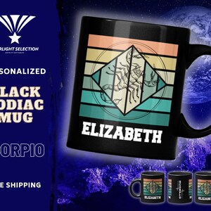Scorpio Coffee Mug - Personalized Gift - Scorpio Zodiac Mug - Scorpio Gifts - Scorpio Birthday Gift - Scorpio Christmas Gift - Scorpio Mug