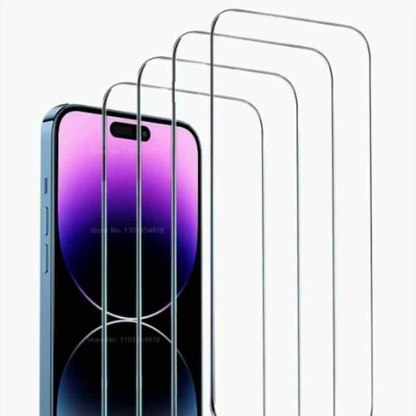 Tempered Glass Screen Protector For iPhone all models (iphone 6 to iphone 15 pro max) Screen Protector for iPhone 15 Pro Max