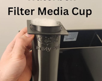Aquarium Filter Media / Filter Floss Cup 2.75 Inch Diameter. Fits Waterbox: 10G Cube, 15G Peninsula, 20G Cube, 25G Peninsula