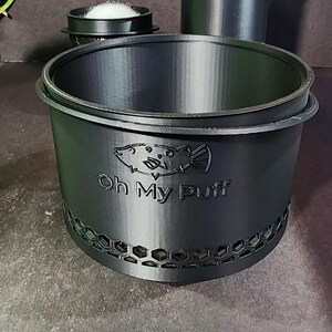 7 Inch Aquarium Filter Floss/Media Cup: 3D Printed Reef Safe PETG