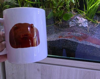 Tater the Potato Puffer 11 oz Coffee Mug | Funny Pufferfish Mug | White Ceramic Coffee Cup | Aquarium Lover Gift | Oh My Puff