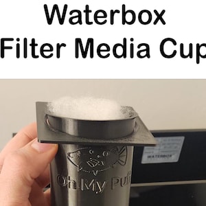 Aquarium Filter Media / Filter Floss Cup 2.75 Inch Diameter. Fits Waterbox: 10G Cube, 15G Peninsula, 20G Cube, 25G Peninsula