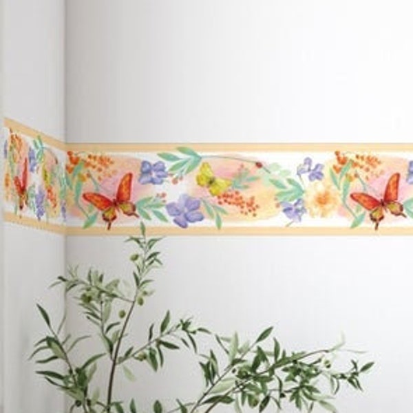 Butterfly Wallpaper Border Etsy
