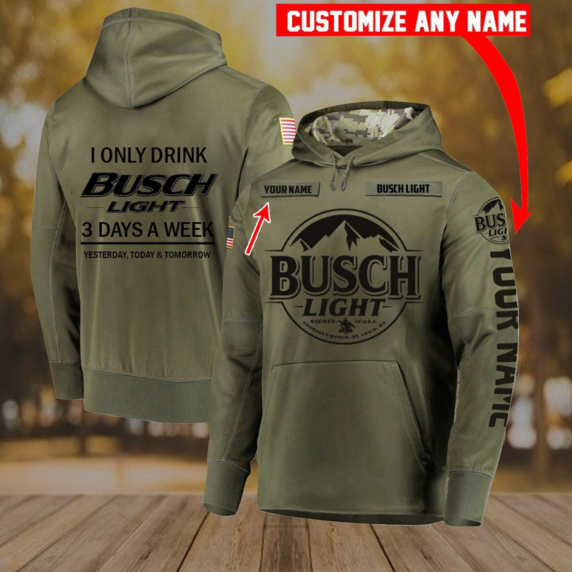 busch light pullover