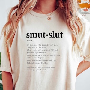 NEU!!! Smut Slut Definition PNGs | Schwarzweißgrafiken | Wörterbuchdesign | Buch Freund | Tod durch TBR | STFUATTDLAGG | Moralisch grau |