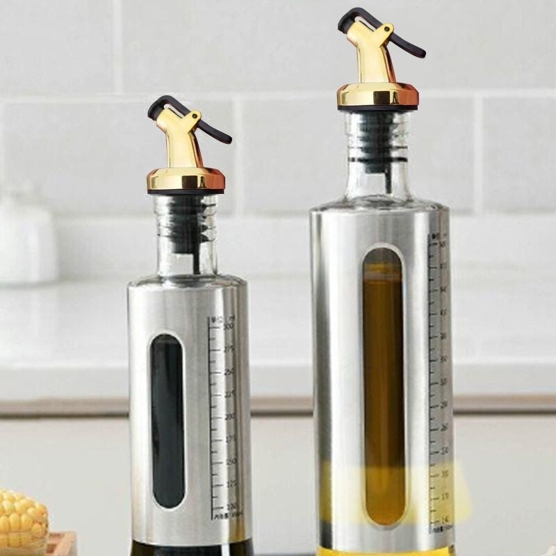 10x ausgiesser für flaschen olivenöl schnapsausgießer dosierer spirituosen Wein 