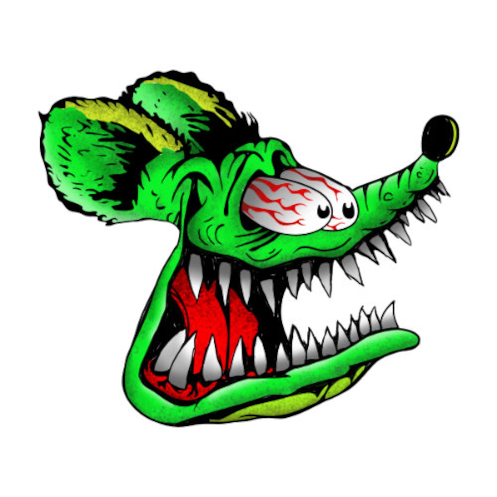 Rat Fink SVG Baltimore Rat Fink PNG Sublimation Image File - Etsy