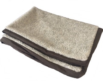 PnH® Memory Foam Dog Bed COVER, Hardwearing Fleece & Faux Suede, Various Colour and Size Options