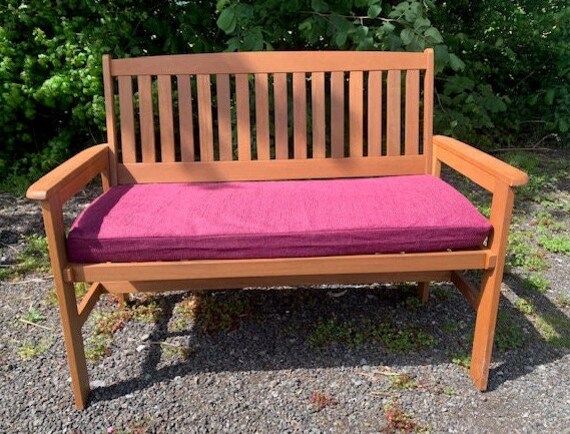 Garden Bench Cushion 3ft 4ft 5ft Options PLUM PURPLE Etsy UK