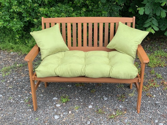 4ft garden bench cushion green hotsell