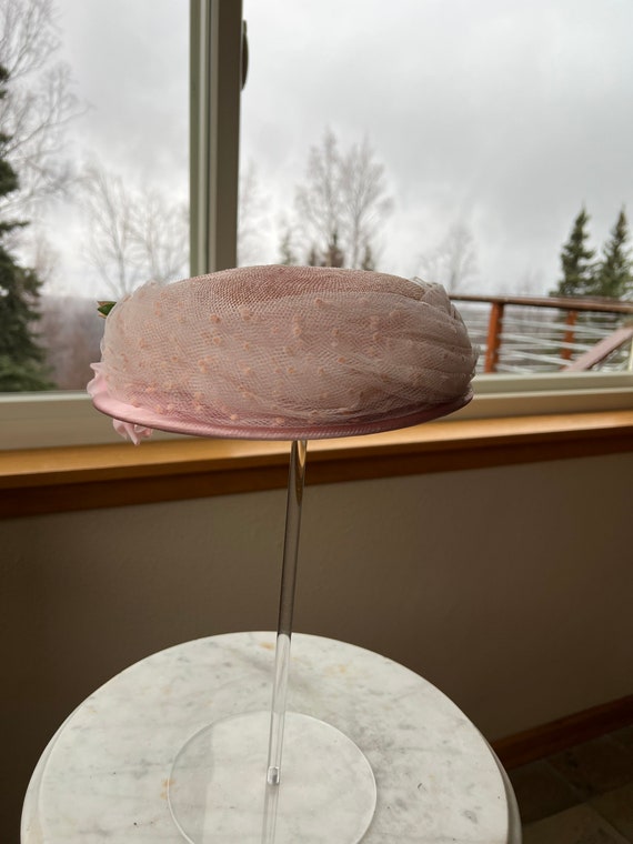 Soft and Beautiful Pink With Rose Vintage Hat, a Jan Leslie  display picture 1