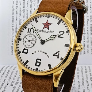 Vintage Watch USSR Komandirskie Marriage 3601 Limited Edition watch 15 Jewels