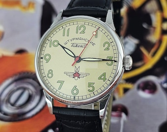 Watch Raketa Sturmanskie Watch PILOT Vintage Mechanism USSR 2609.HA
