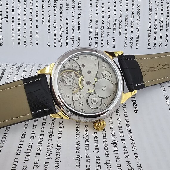 Molnija JL 3602 - Orologio Da Taschino Meccanico Russo Con Scritta In Lingua Inglese "Amore Coppia Di Agricoltori E Agricoltori - Foto 4