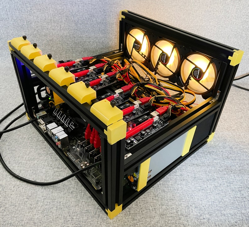 Alpha Mining Rig 6 GPU Starter Bundle Kit Motherboard Psus Etsy