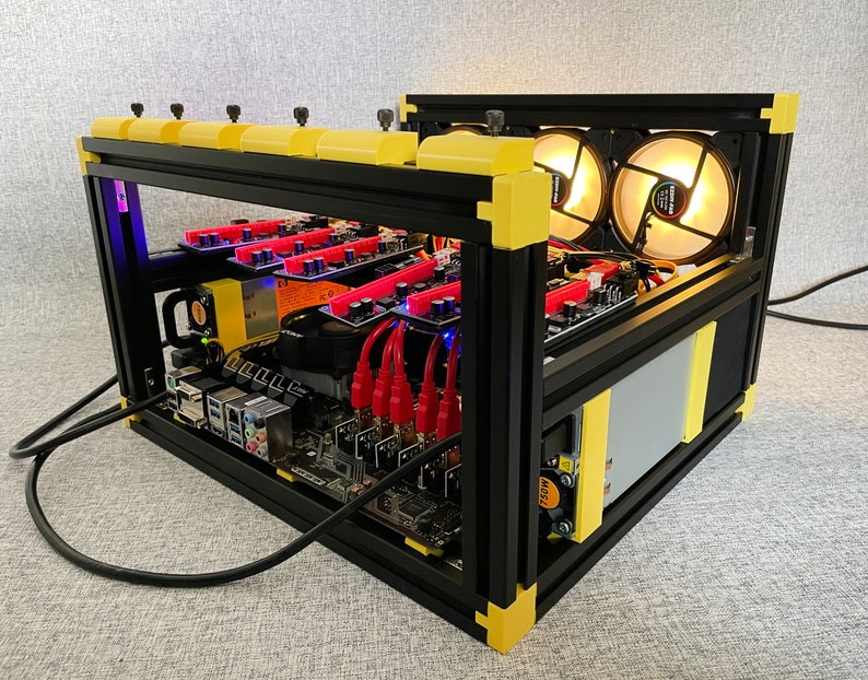 Alpha Mining Rig 6 GPU Starter Bundle Kit Motherboard Psus Etsy