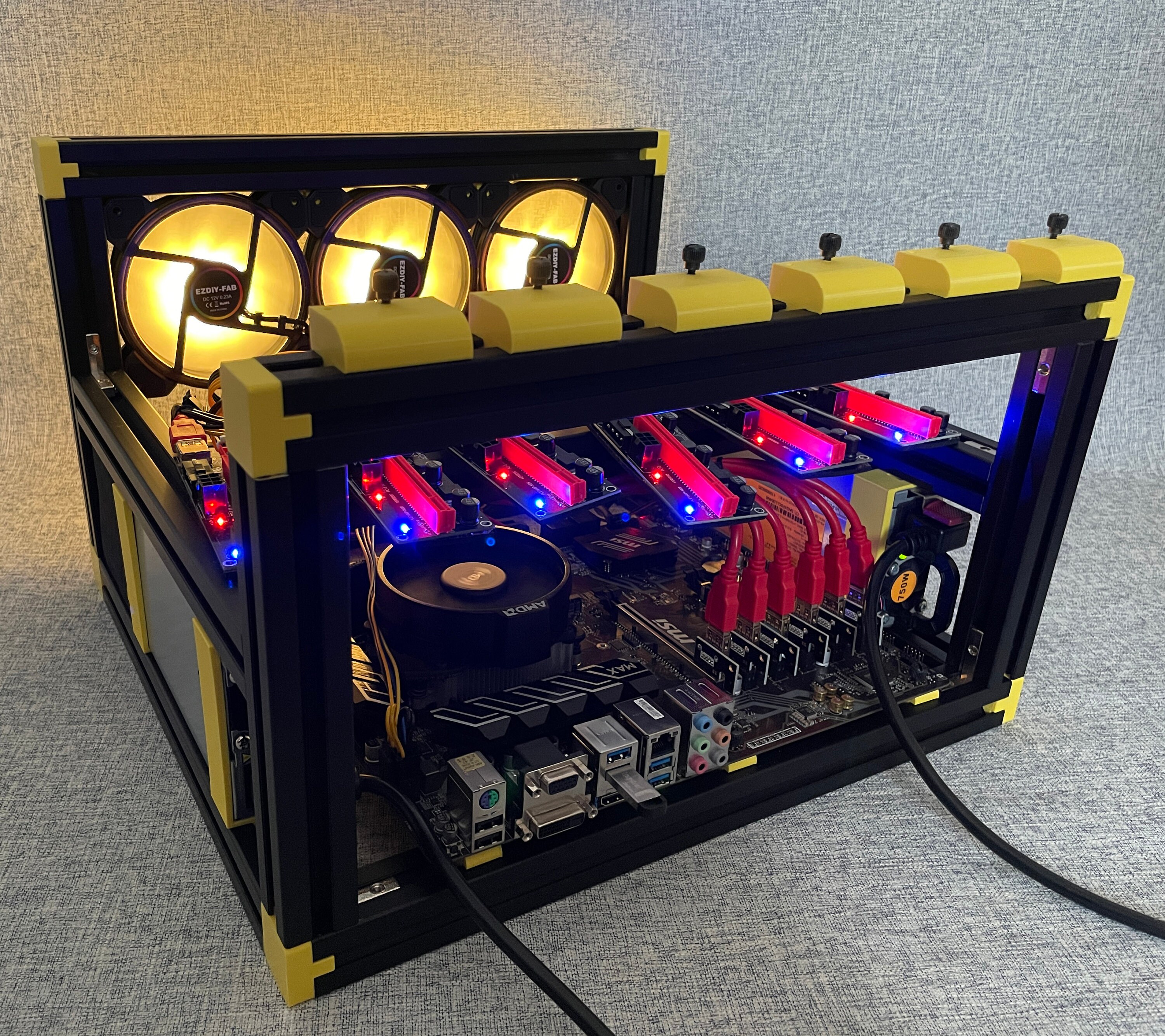 Alpha Mining Rig 6 GPU Starter Bundle Kit Motherboard Psus Etsy